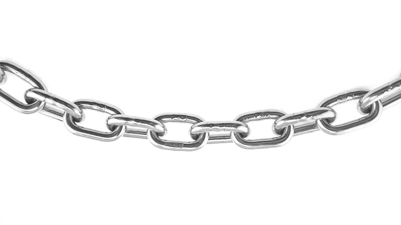 US STAINLESS Anti-Off Shackles Stainless Steel 316 Anchor Chain 5/16" or 8mm by 6' Long with Anti-Off Shackles Advanced Lock Ring Design - Image 2